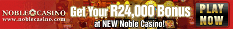 Noble Casino is now offering play in Rands
