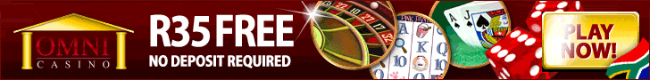 Play in Rands at Omni Casino and get R35.00 Free