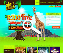 Get R200.00 Free at Slots Garden South Africa