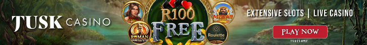 New South African Casino - Tusk - Get R100 Free
