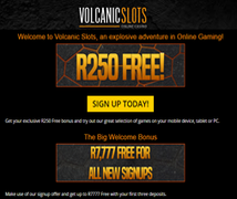 New South African Online Casino - Volcanic Slots